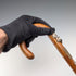 Vintage British Tourist Walking Stick Tan Shaft 78cm