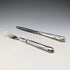 Circa 1905 British antique pure silver cutlery pair, total weight 71g, William Hutton