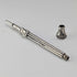 Circa 1910 Antique Silver Push-Pull Pencil 54-71mm White Stone