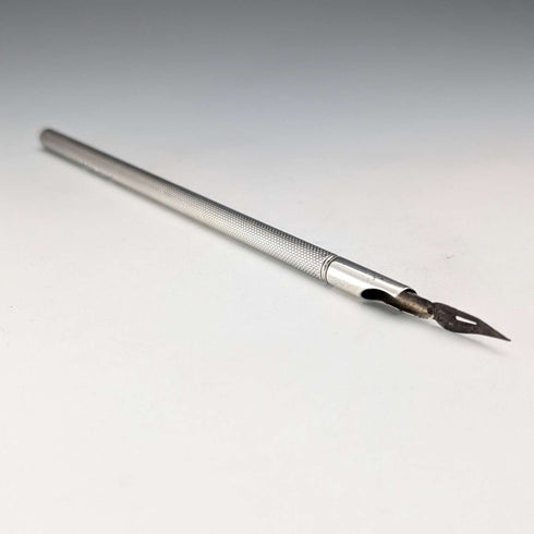 1921 British antique sterling silver dip pen S Mordan