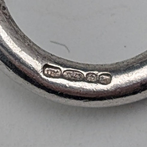 英國純銀拜占庭鏈項鍊 54g DK