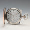 German antique Junghans mechanical pocket watch, silver side hunter case, in good working order