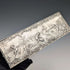 1912 British antique sterling silver large box with detailed decoration 444g George Bedingham Very good condition