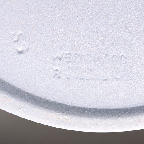 Vintage British Wedgwood Jasperware Round Box for Small Items, Pale Blue