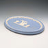 British Vintage Wedgwood Jasperware Oval Dish Pale Blue