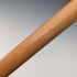 Antique British tan shaft horn bent handle walking stick 83cm