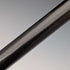 1883 British antique black shaft engraved sterling silver round handle walking stick 89cm