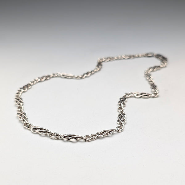 義大利復古純銀凱爾特結鍊項鍊 22 克 KPB