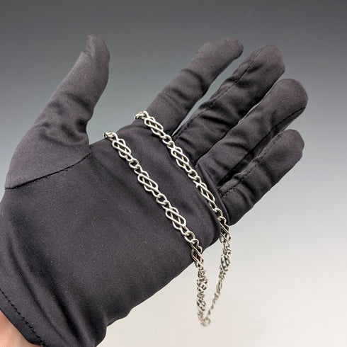 義大利復古純銀凱爾特結鍊項鍊 22 克 KPB