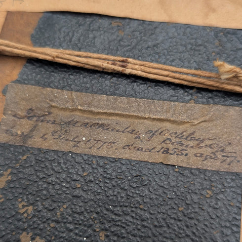 Antique British Miniature Portraits Pair