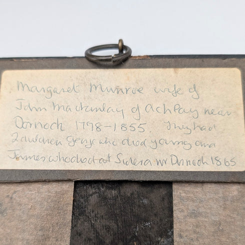 Antique British Miniature Portraits Pair