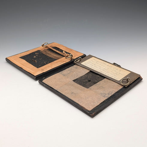 Antique British Miniature Portraits Pair