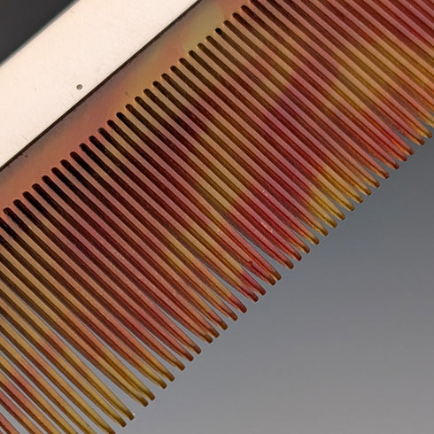 1928年 英国ヴィンテージ 純銀装飾 櫛 コーム Charles Henry Dumenil