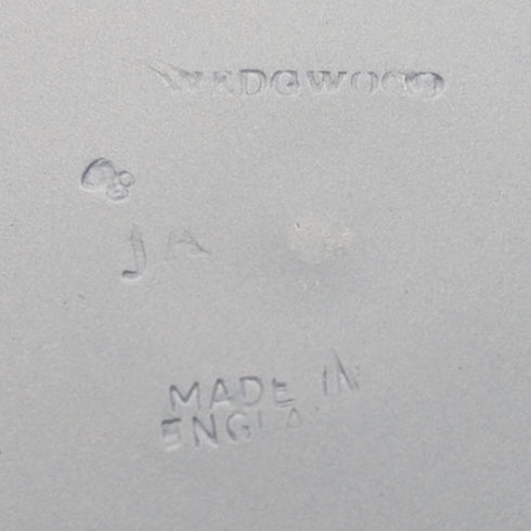 Vintage British Wedgwood Jasperware Candlestick, Pale Blue