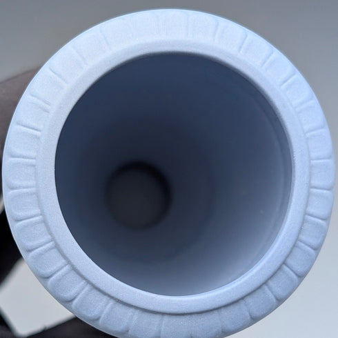 英国ヴィンテージ ウェッジウッド ジャスパーウェア製 花瓶 一輪挿し ペールブルー