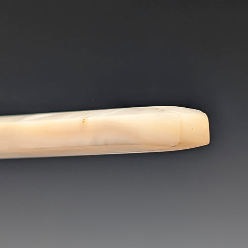 1875年頃 英国アンティーク 白蝶貝ハンドル デザートカトラリー6ペア トレー入