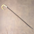 Antique British Scottish horn handled shepherd walking stick 92cm