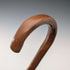 Vintage European Tour Bent Handle Tourist Walking Stick Brown Shaft 92cm