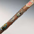 Vintage European Tour Bent Handle Tourist Walking Stick Brown Shaft 92cm