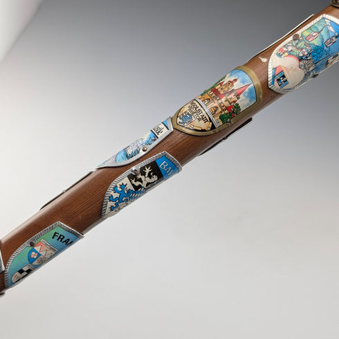 ヴィンテージ ヨーロッパ周遊 曲がりハンドル ツーリストステッキ ブラウンシャフト 92cm