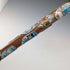 Vintage European Tour Bent Handle Tourist Walking Stick Brown Shaft 92cm
