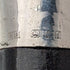 1922 British antique black shaft sterling silver round handle walking stick 92cm Robert Pringle