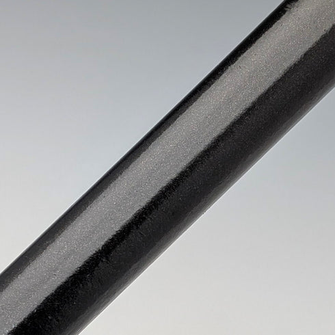 1922年 英国アンティーク ブラックシャフト 純銀製 丸ハンドル ステッキ 杖 92cm Robert Pringle