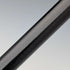 1922 British antique black shaft sterling silver round handle walking stick 92cm Robert Pringle