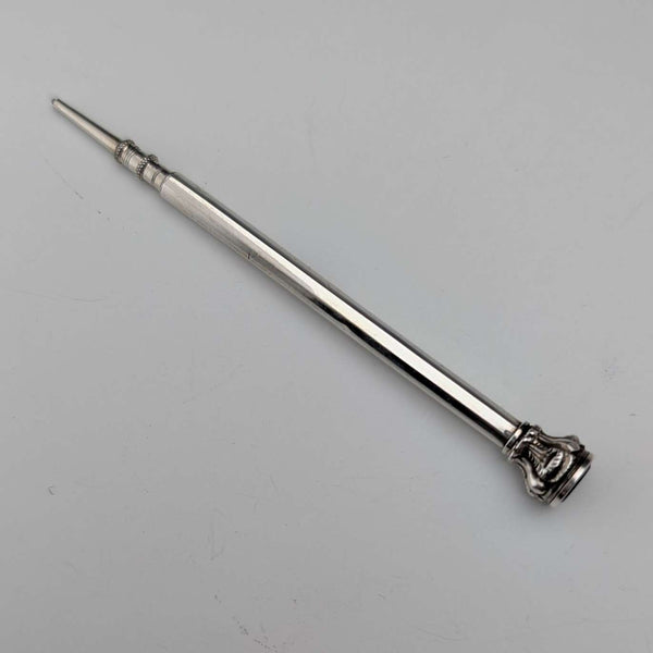 1900年頃 アンティーク 推進式ペンシル パープルストーン