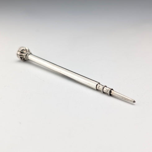 1900年頃 アンティーク 推進式ペンシル パープルストーン