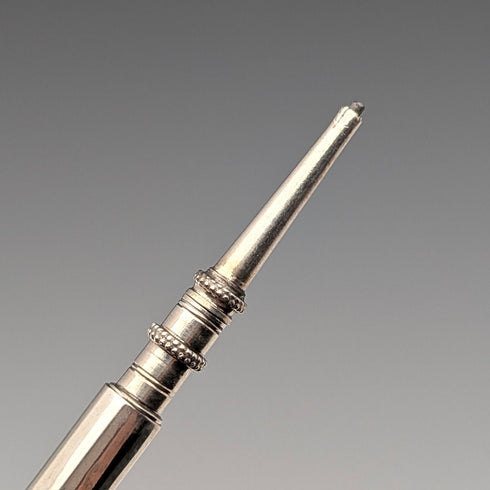 1900年頃 アンティーク 推進式ペンシル パープルストーン