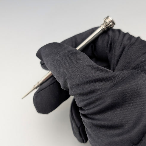 1900年頃 アンティーク 推進式ペンシル パープルストーン