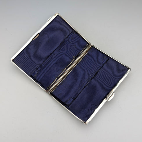 1898 年英國古董純銀雙門卡片盒 83 克 Charles Chesterman