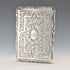 1882 British antique sterling silver card case, 57g, boxed, excellent condition, Frederick Marson