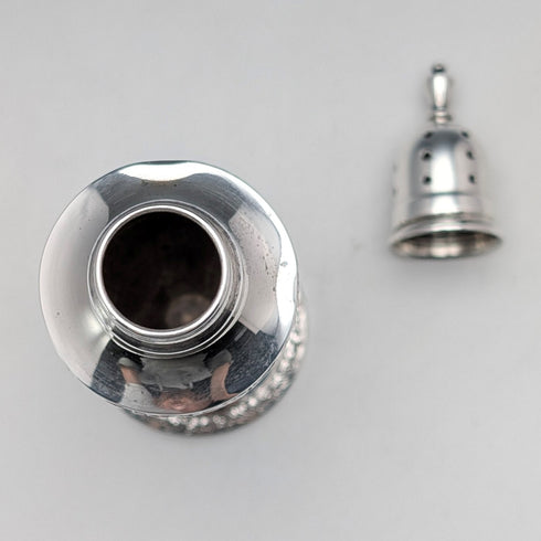 Vintage American sterling silver pepperoni spice rack pair 100g by M. FRED HIRSCH