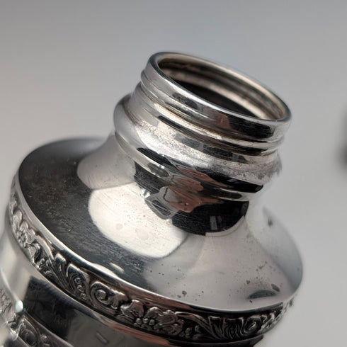 Vintage American sterling silver pepperoni spice rack pair 100g by M. FRED HIRSCH