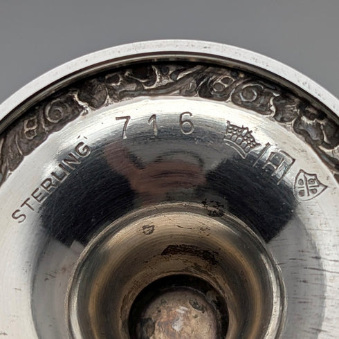 Vintage American sterling silver pepperoni spice rack pair 100g by M. FRED HIRSCH