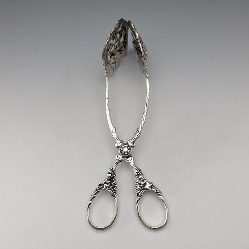 1900年頃 ドイツアンティーク 800シルバー製 ケーキトング