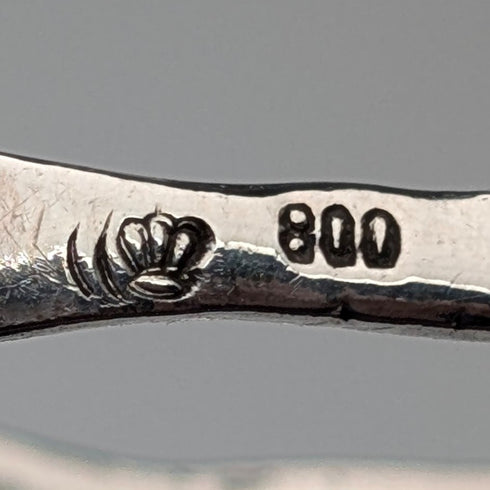 1900年頃 ドイツアンティーク 800シルバー製 ケーキトング