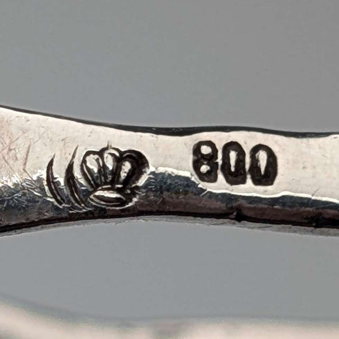 1900年頃 ドイツアンティーク 800シルバー製 ケーキトング