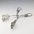 Circa 1900 German antique 835 silver cake tongs