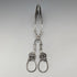 Circa 1900 German antique 835 silver cake tongs