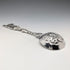 1904 British antique sterling silver large spoon with relief decoration by Samuel Boyce