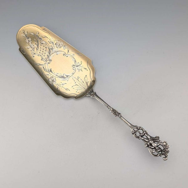 Circa 1900 Belgian antique 800 silver cake server 75g