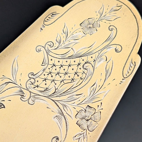 1900年頃 ベルギーアンティーク 800シルバー製 ケーキサーバ 75g