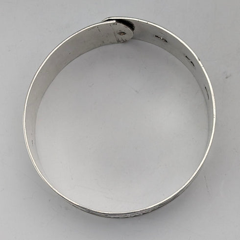 1945 英國復古純銀花朵裝飾手鍊 50g Joseph Smith