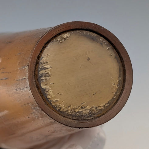 1934年 英国ヴィンテージ 純銀装飾 ホーン製 ビーカーカップ William Dunningham