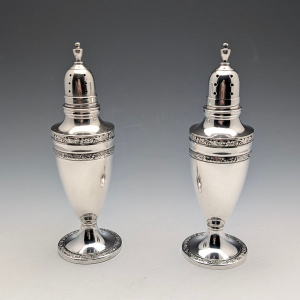 復古美國純銀義大利辣香腸調味架一對 100g,M. FRED HIRSCH 出品