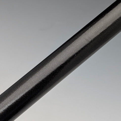 1995年 英国ヴィンテージ ブラックシャフト 純銀製ホースヘッドハンドル ステッキ 杖 92cm