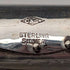 Vintage Tan Shaft Bent Handle Sterling Silver Decorated Walking Stick 92cm